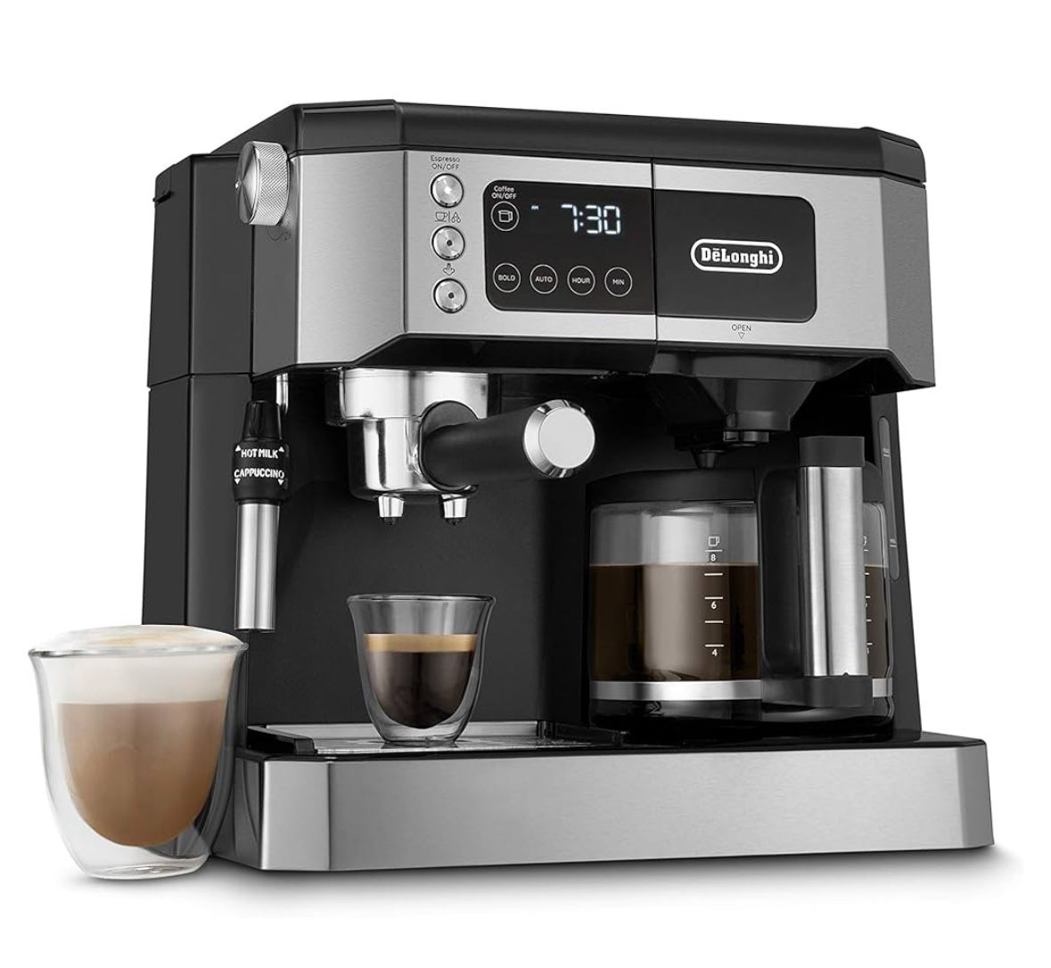 Our All-In-One Combination Coffee and Espresso Machine is a versatile coffee maker designed for all the ways you brew. You no longer have to choose be