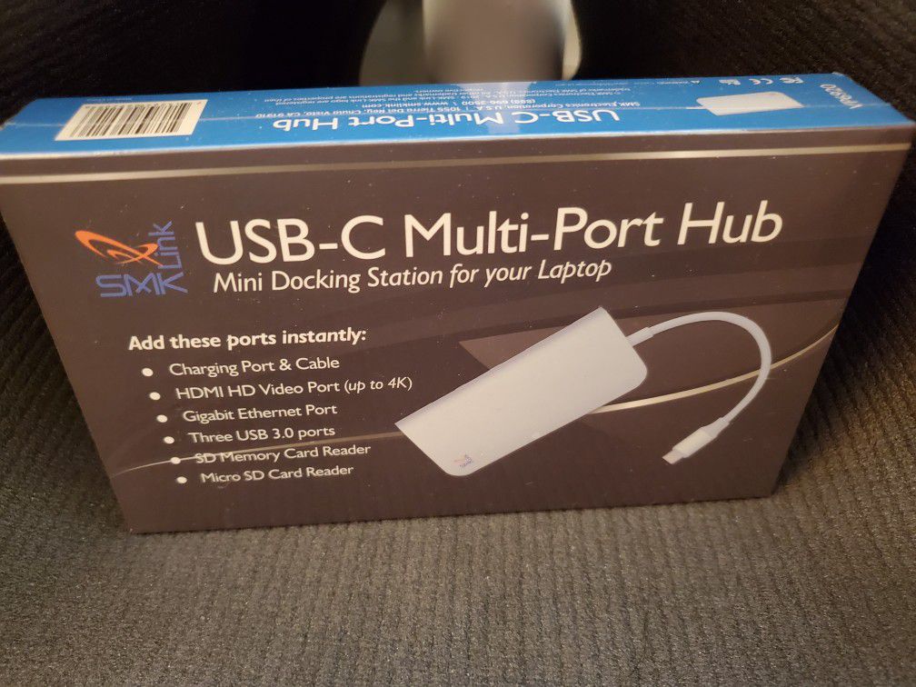 Multi-Port Hub Mini Docking Station for Laptop