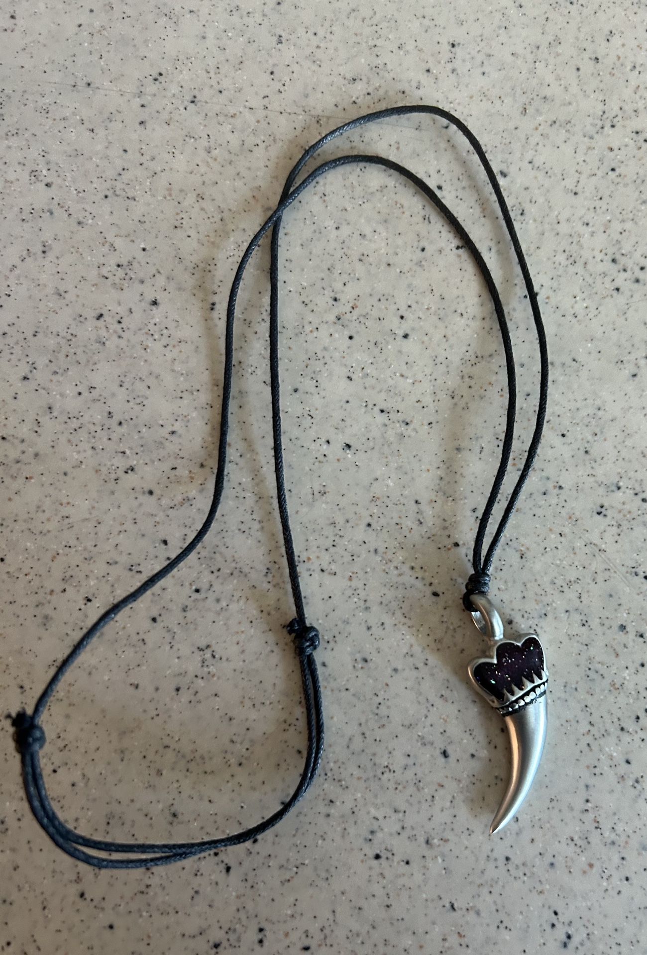 Leather Necklace With Pendant