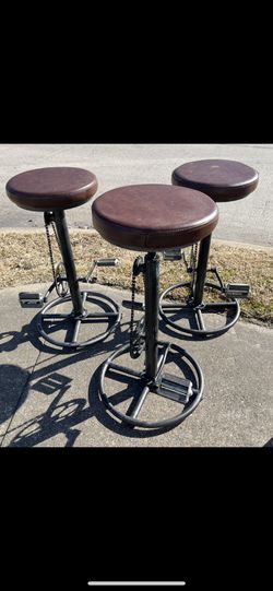 Adjustable swivel barstools