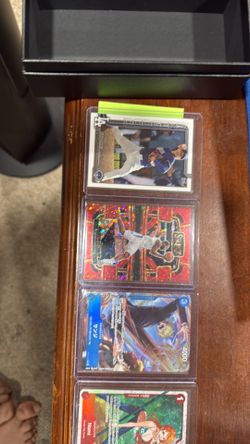 Set of sports cards