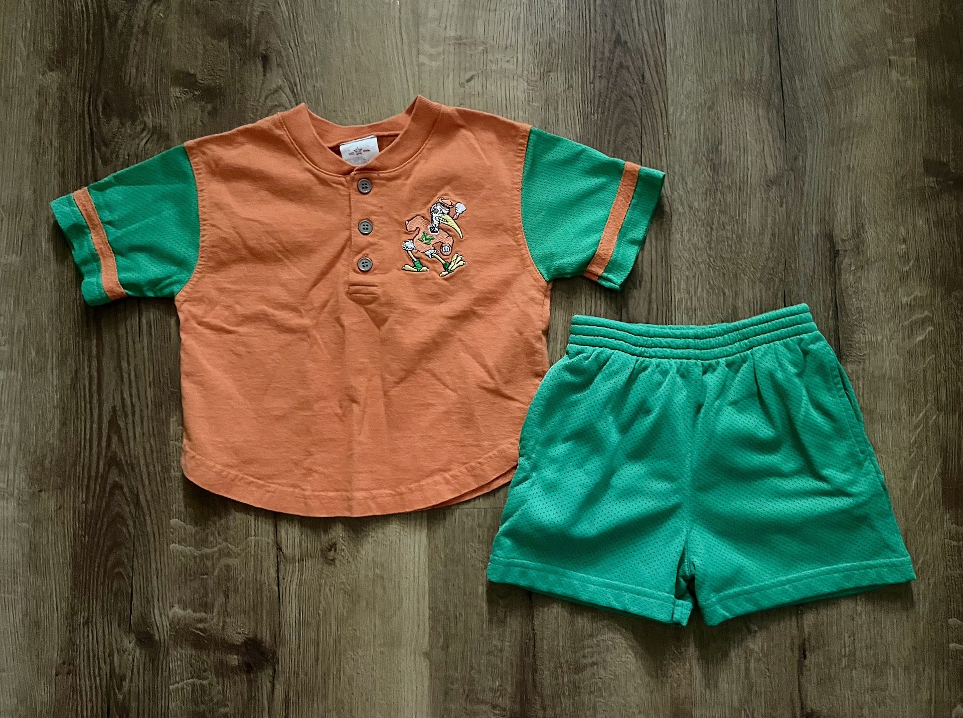 18 Month Miami Hurricanes Outfit 
