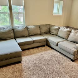 Gray Sectional Couch 