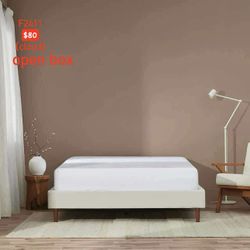 Silk&snow Full size Platform Bed Frame  -CLOUD (Mattress not included)  open box FS2411