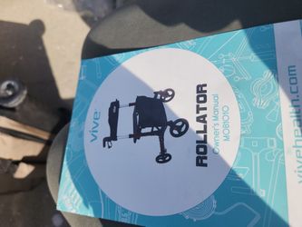 Rollator Walker Black New