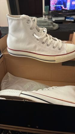 Converse all stars white leather
