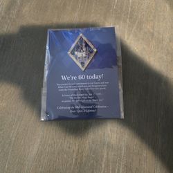 Walt Disney Disneyland 60th Diamond Celebration Pin NEW AND SEALED