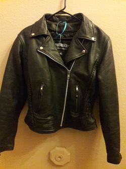 Ladies motorcycle jacket. Size med