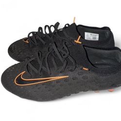 Nike Black & Orange Flyknit Hypervenom Phantom 