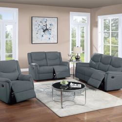 3pcs. Sofa. Loveseat And Chair. Recliners. Chk Description 