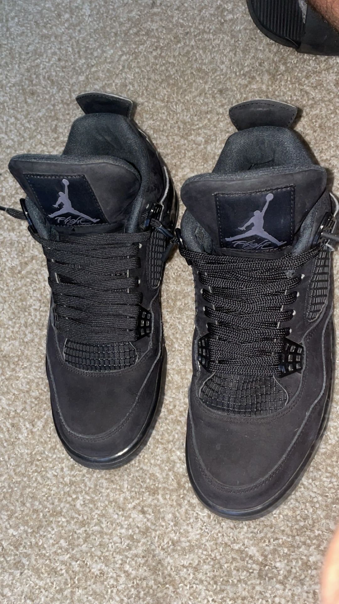 Jordan 4 Retro Black Cats Size Men 10