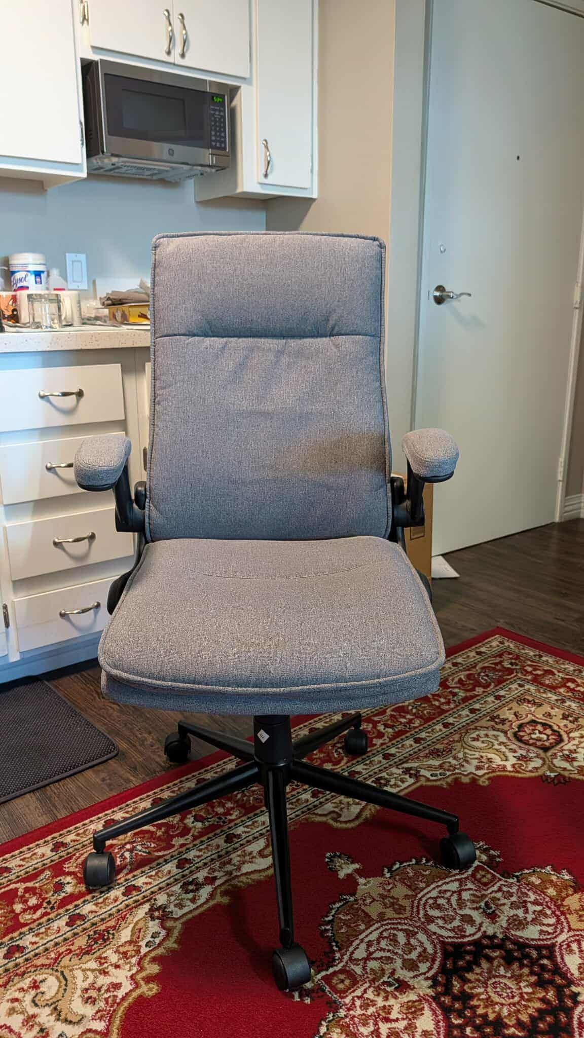 Grey, Cloth Fabric Office Chair