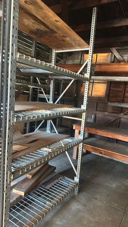 Commercial Metal snap—together shelving