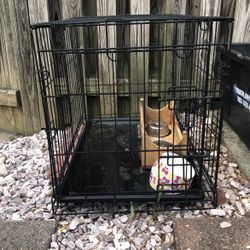 Black Dog crate For Small Dogs
