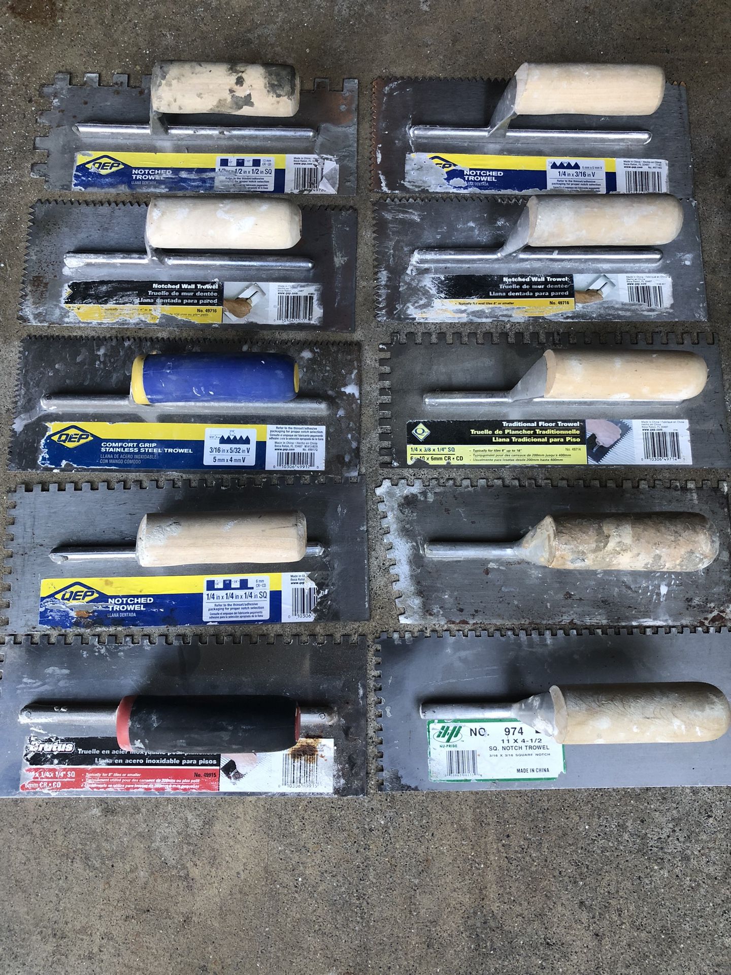 Tile Trowels