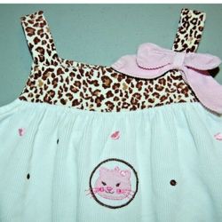 Bonnie Baby Girls 18M Ivory Corduroy Jumper Dress