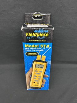 FieldPiece Model ST4 Dual Temperature Digital Thermometer