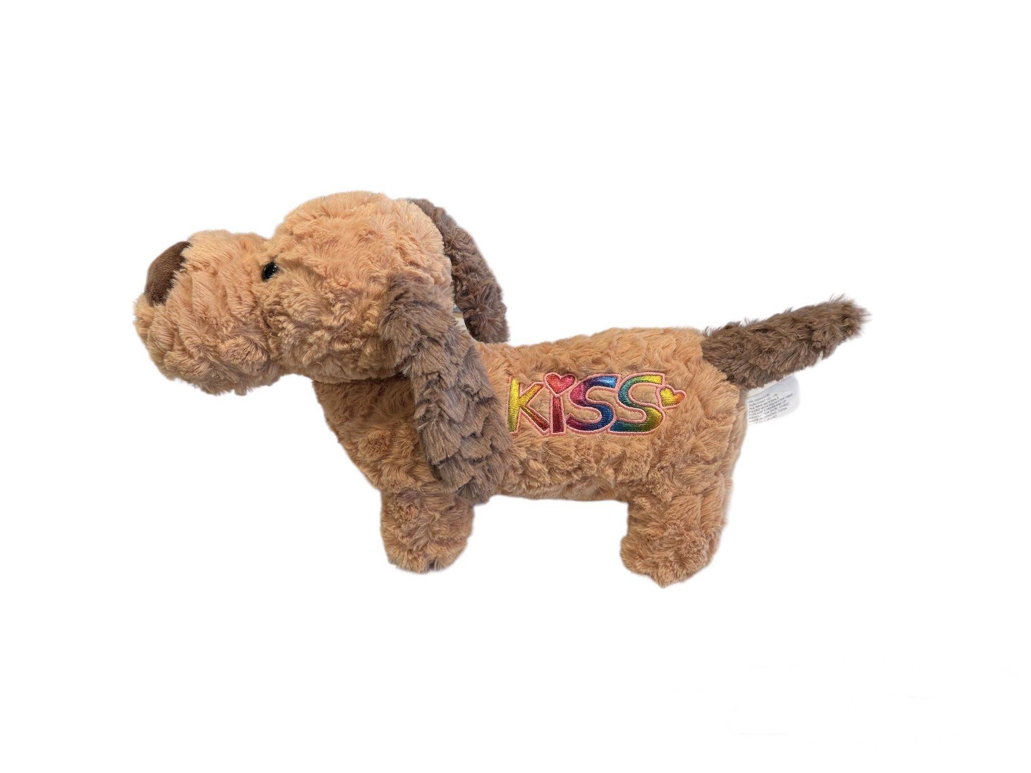 Sun Point “Kiss” Puppy Dog Plush Stuffed Dachshund Weiner Dog