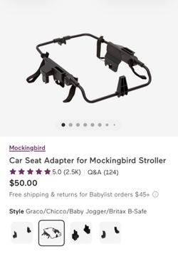Mockingbird Car Seat Adapter