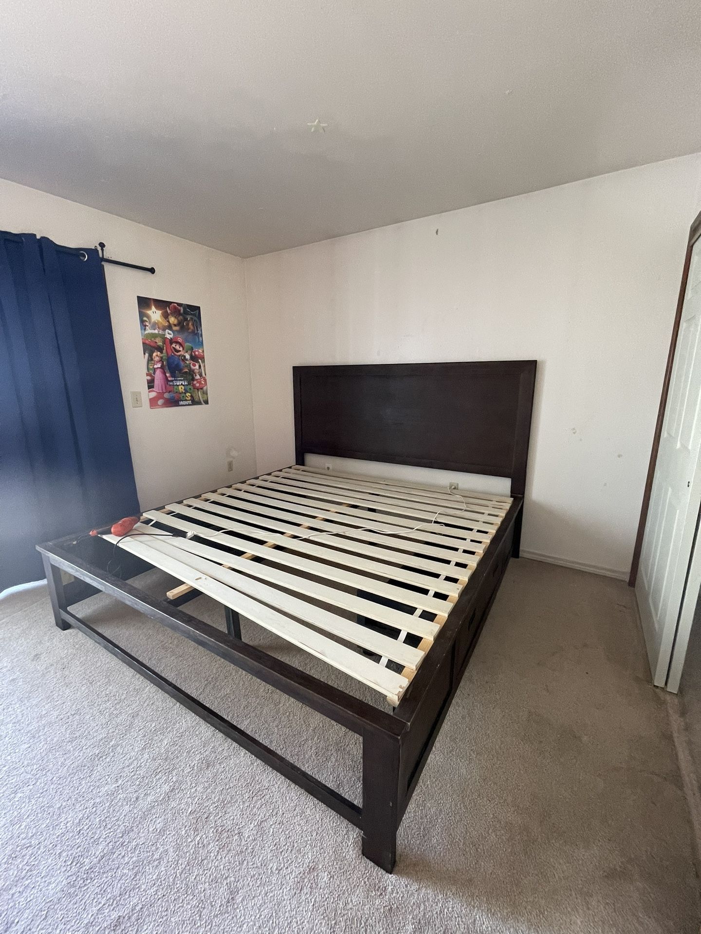 King bed frame