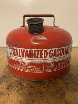 Vintage gas container