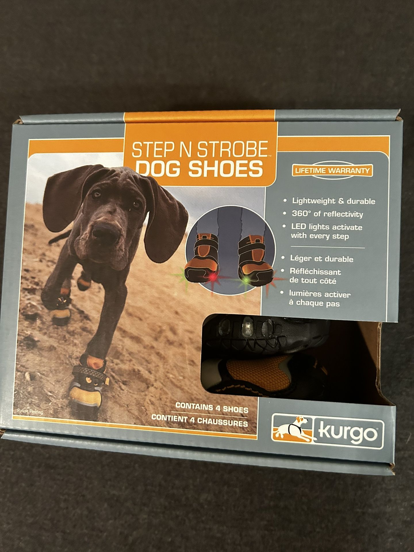 Kurgo Step N Strobe Dog Shoes