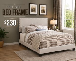 Brand New Full Size Bedframe with Headboard & Footboard
