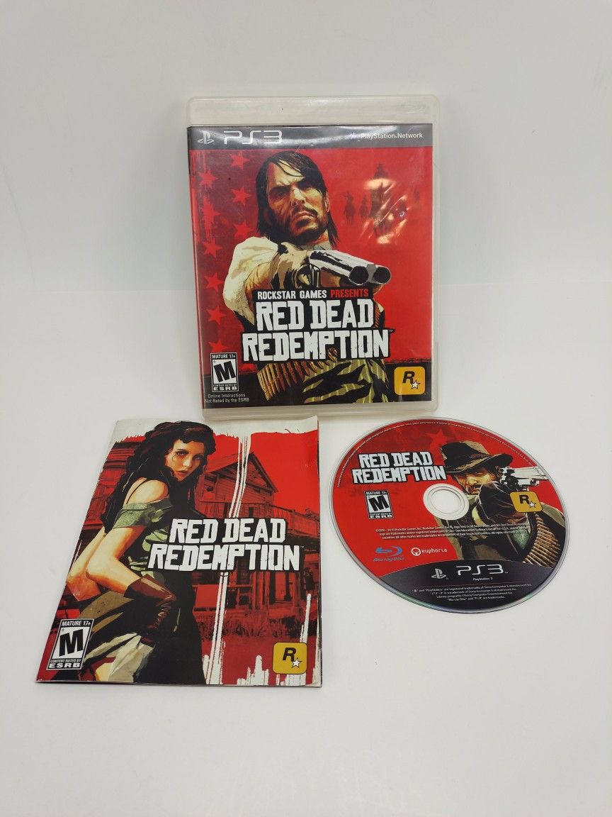 Red Dead Redemption (PlayStation 3, 2010) Complete PS3 Game CIB w/ Manual