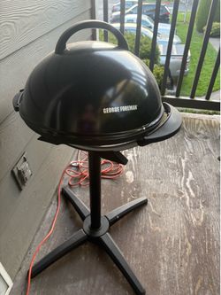 George Foreman indoor/outdoor electric grill