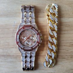 Luxury Fashion Watch With Bracelet