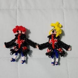 Sasori and Deidara Rubberbands figures