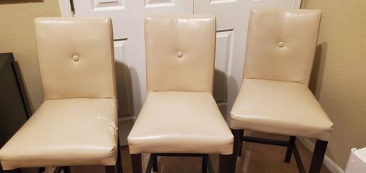 Dining chairs - counter-height, qty of 3