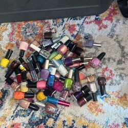 Bag Of nail Polishes