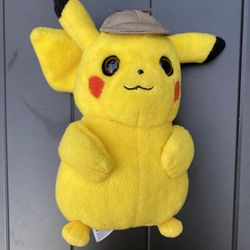 Detective Pikachu Pokemon Plush 2019 WCT Wicked Cool Toys Collectible