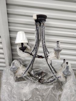 Quorum International IBS-151 Ashton 9 Light with Shades Toasted Sienna Candelebra Chandelier