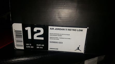 Jordan 11 Infrared Low