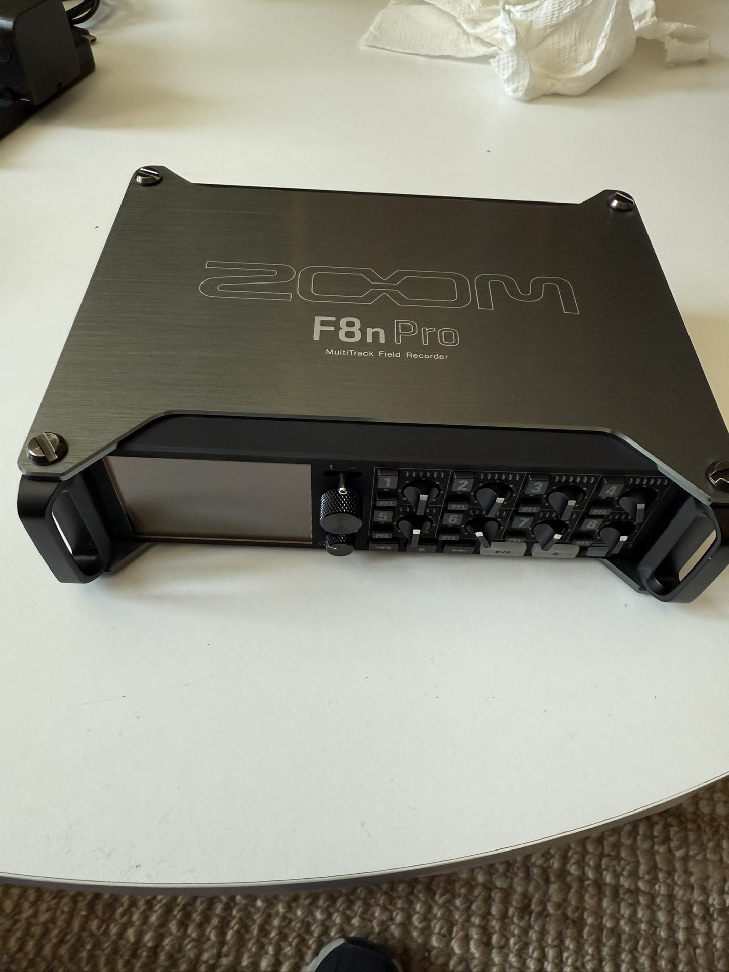 Zoom F8n Pro 8-Channel Field Recorder – Excellent Condition + Power Supply