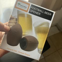 $5, New Football Shaped beer opener 