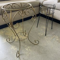 Metal Wire Plant Stands 