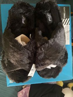 Black victoria Secret Slippers