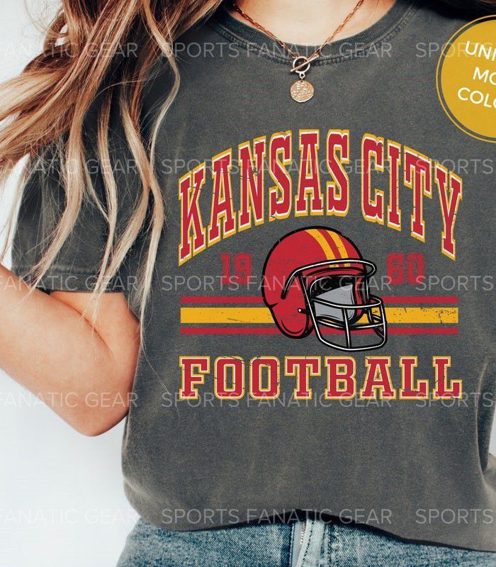 Kansas City Chiefs Comfort Colors Shirt T84