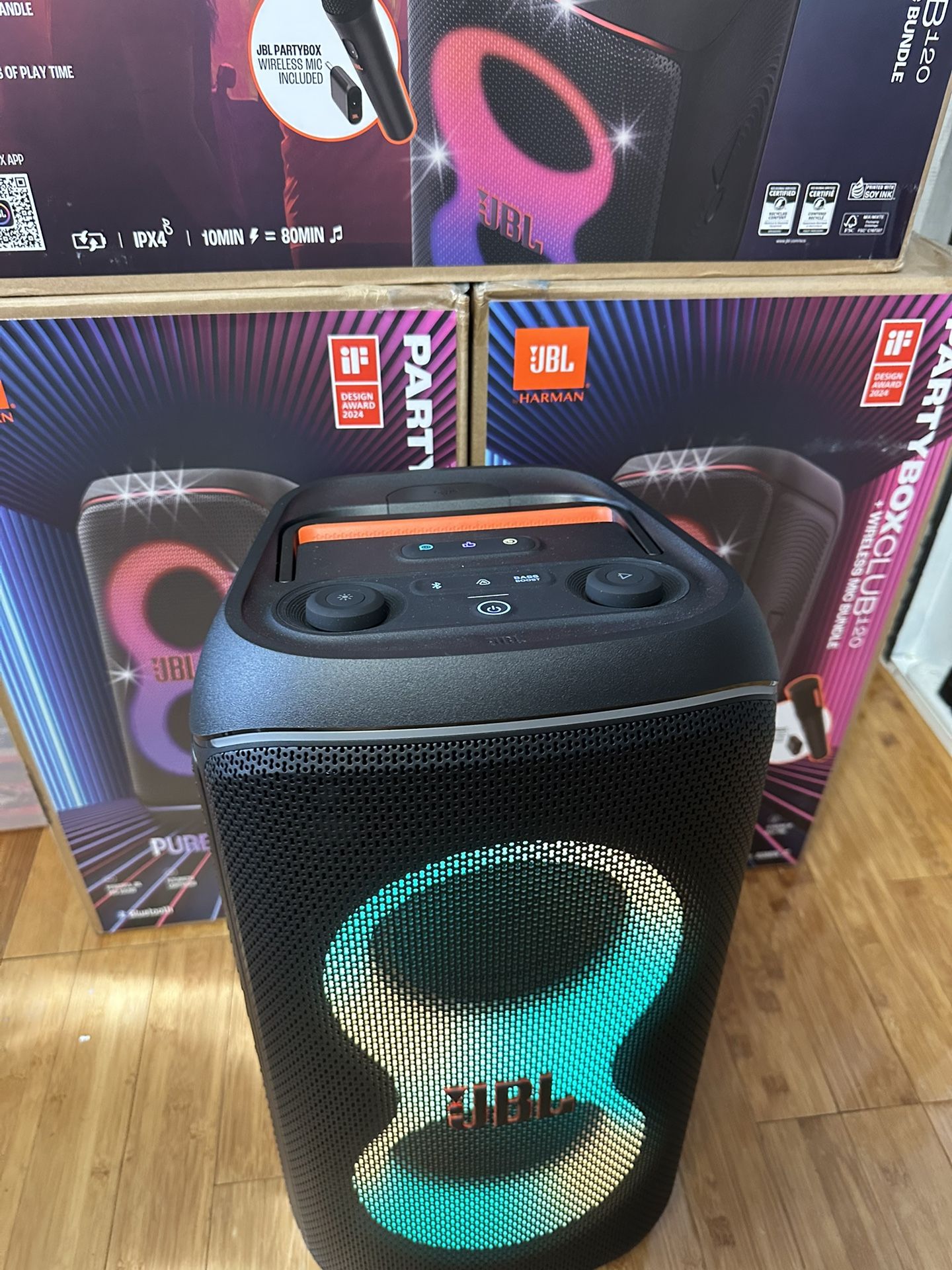 JBL PartyBox Club 120 Portable Party Speaker w/ Mic