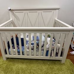 Crib With Brand New Mattress In Box 