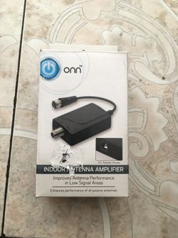 Indoor antenna amplifier