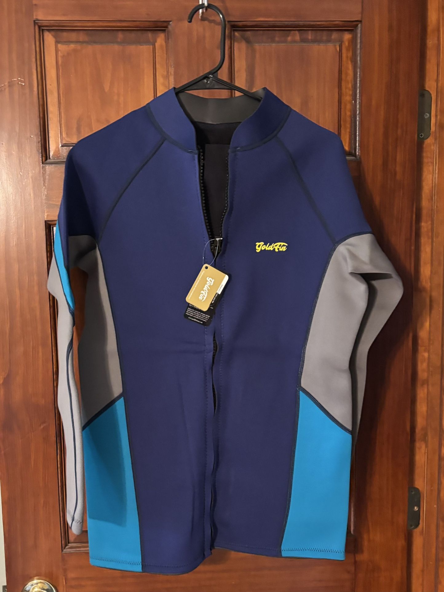 GoldFin Wetsuit Full Zip Jacket Top -