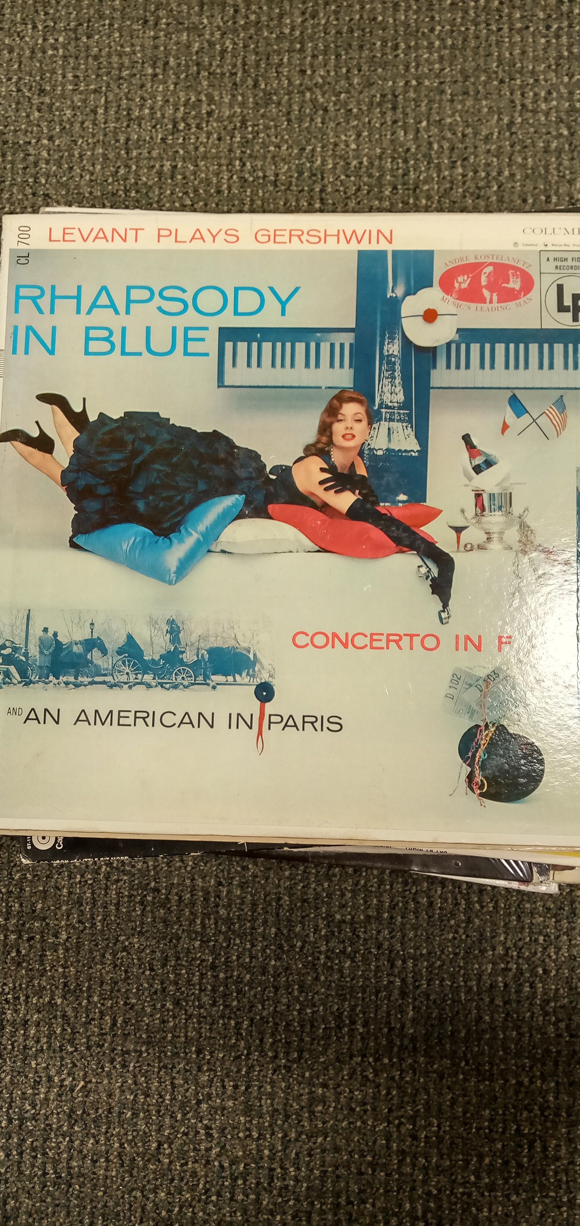 Levant plays gershwin vinyl record