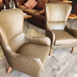 LF armchairs,brownish tone