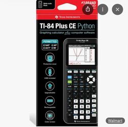 Texas Instruments TI-84 Plus CE Python Graphing Calculator, Black | NEW