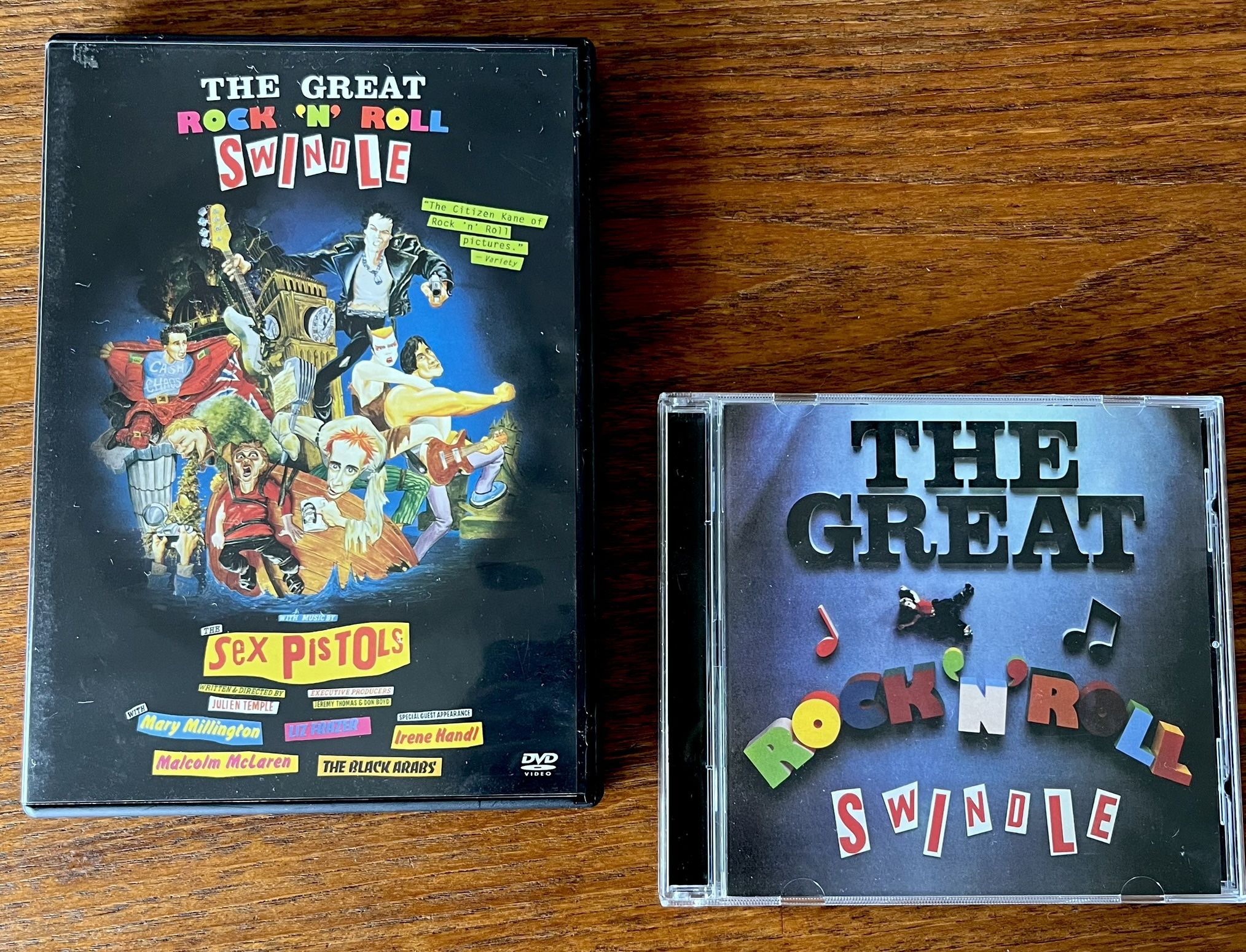The Great Rock 'n' Roll Swindle DVD + Soundtrack CD Who Killed Bambi /Great Rock ‘n’ Roll Swindle