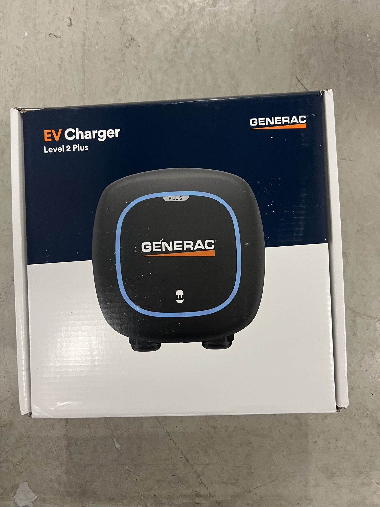 Generac Electric Vehicle (EV) Charger Level 2 Plus, 40 AMP - Quick Charge, Ultra Compact with 25 ft Cable - WiFi & Bluetooth App Management - Alexa &